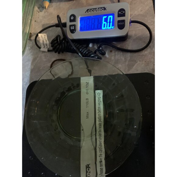 Fostoria ,Fairfax Pattern Banded Ring Uranium Green Depression Glass Sm Plate 6. - Picture 6 of 6